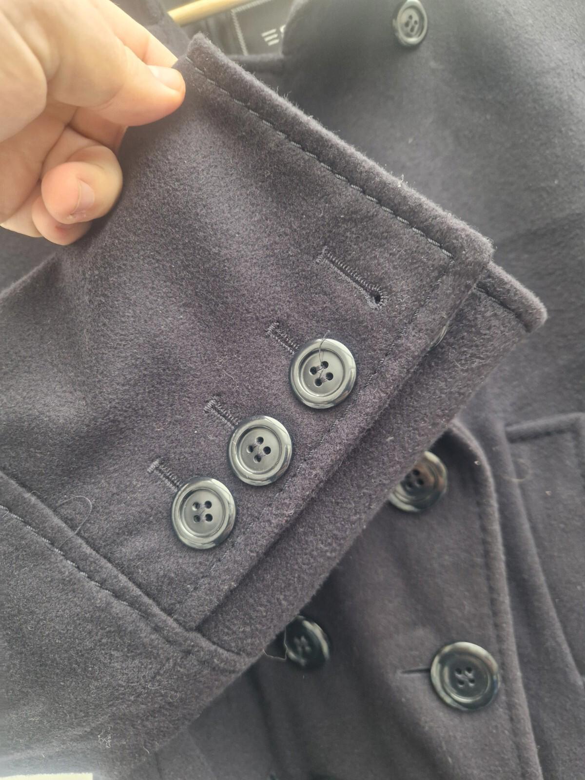 Brasler Sport Line Double Breasted  90% Virgin Wool 10% Cashmere  Coat Size 18