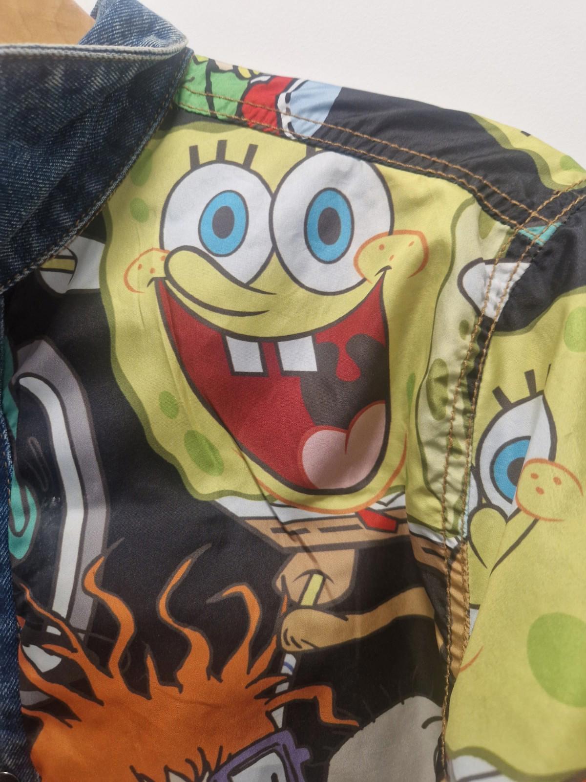 Nickelodeon 90’s Cartoon Mash Print Reversible  Jacket Size L Mens Members Only