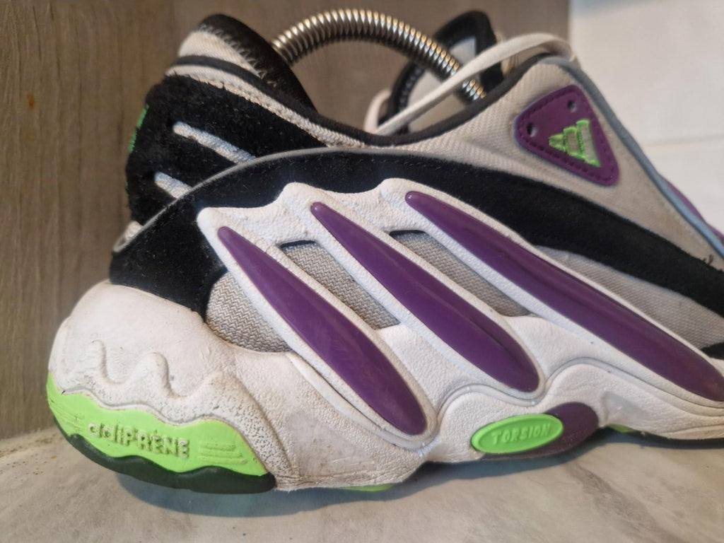 Adidas EQT Solution Glory Performance Trainers White Purple EG5196 Uk Size 9 Gc