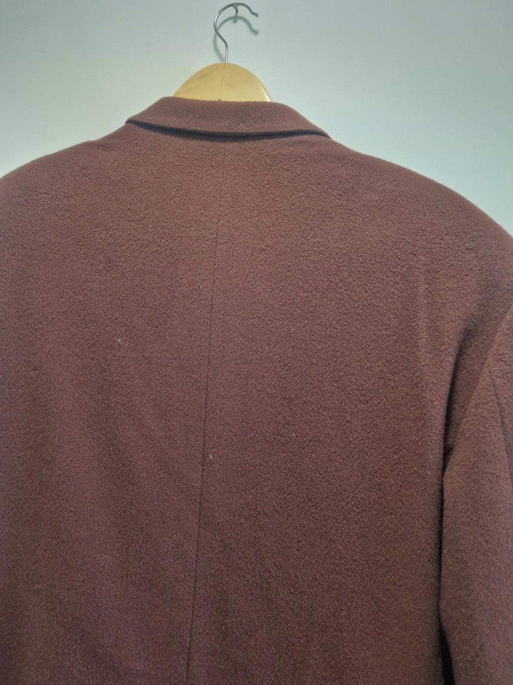 Vintage Top Man burgundy wool and cashmere blend men's blazer Uk Medium