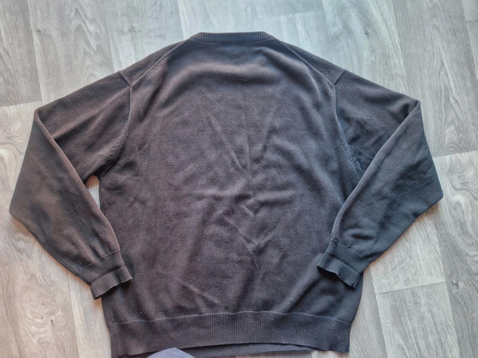 Gant Black 100% Cotton  Crew Neck Jumper Uk Size Xl Gc