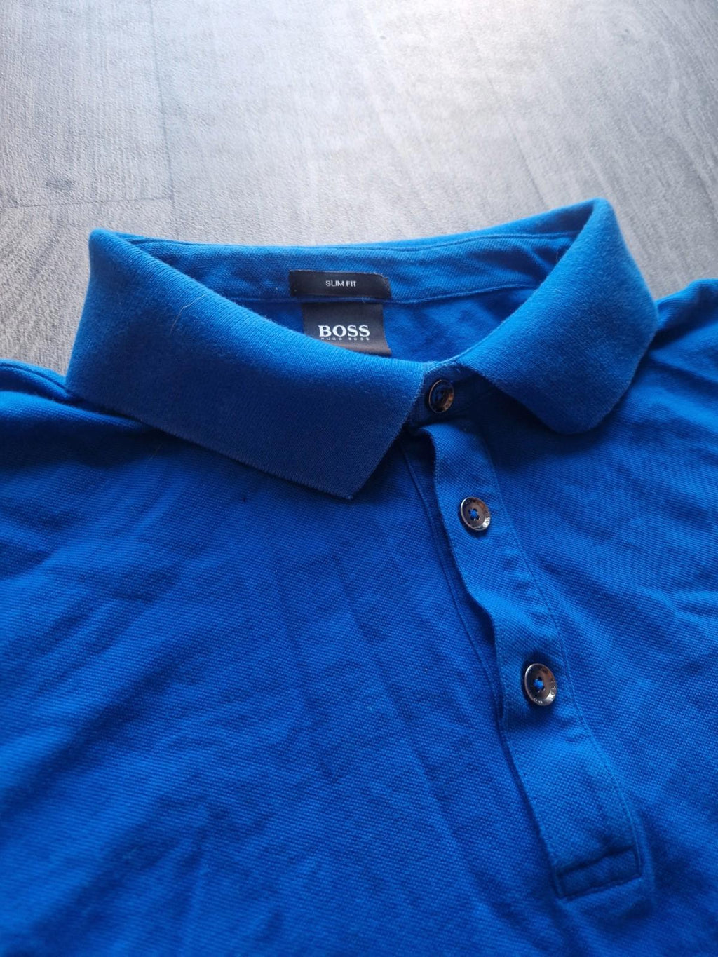 Hugo Boss passenger polo shirt Blue Uk Xl Slim Fit On A Black Label