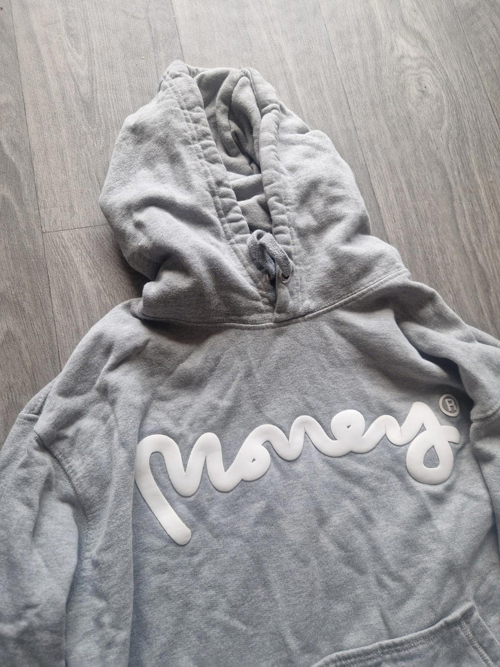 Money Sig Ape Hood Ice Grey Melange Uk Size  Xl
