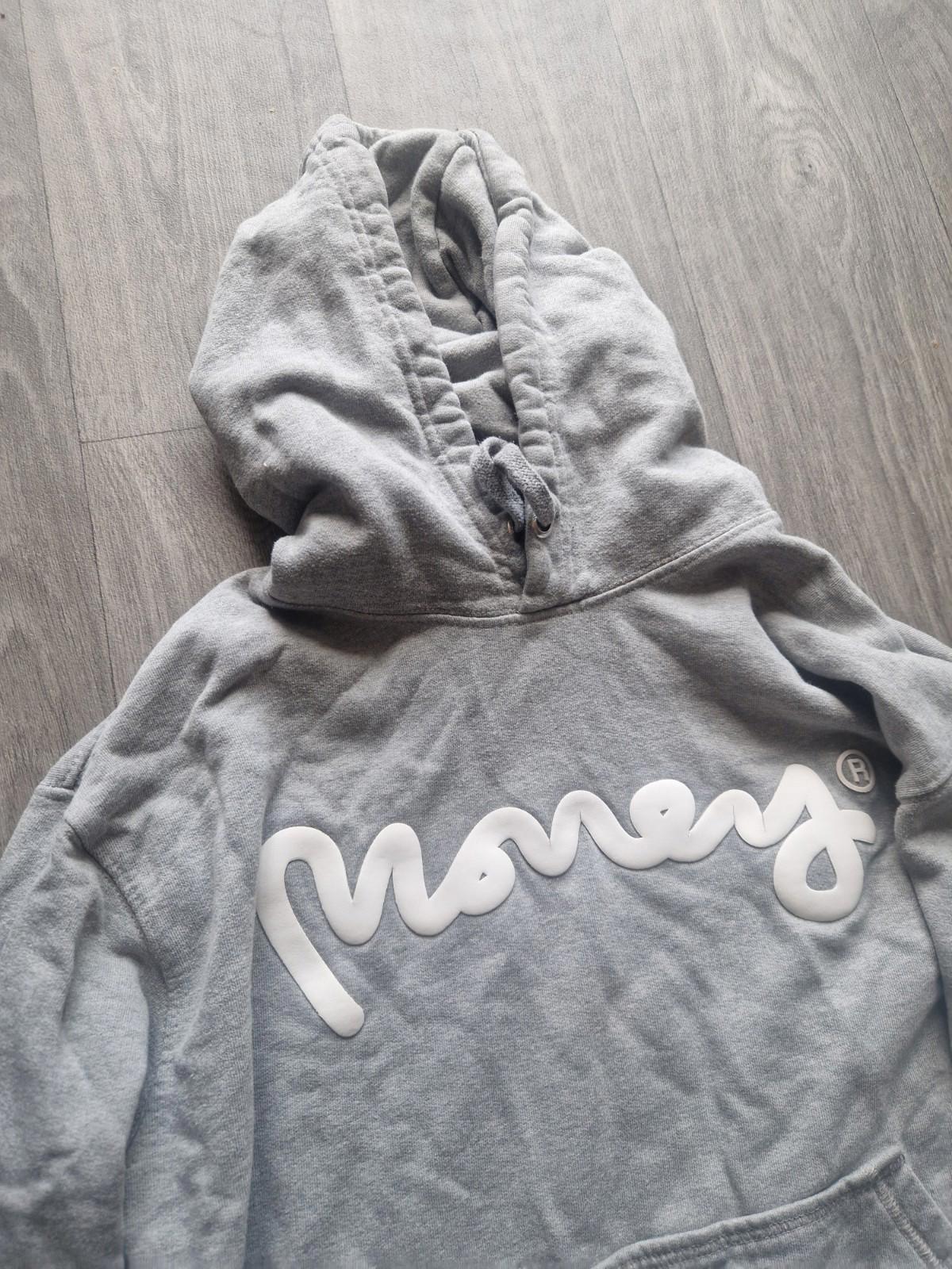Money Sig Ape Hood Ice Grey Melange Uk Size  Xl