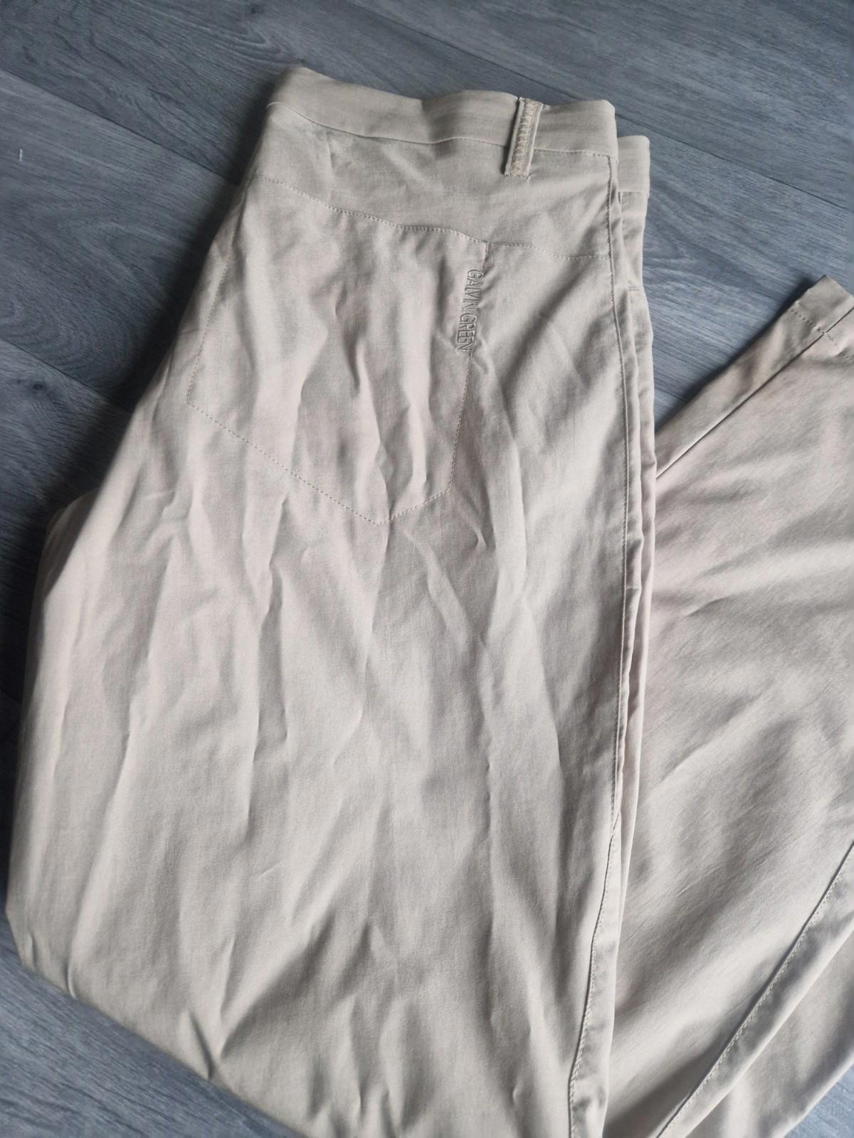 Galvin Green Ventil8 Golf Trousers Men’s W36 L30 Beige Straight Leg Golfing Vgc