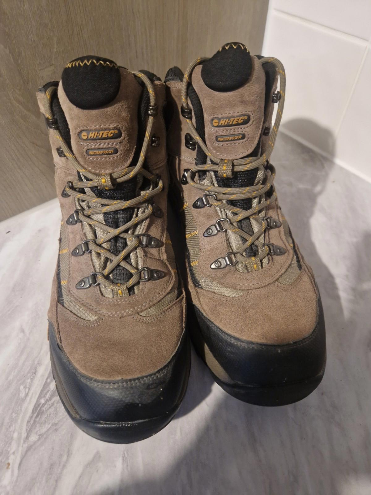 Hi-Tec Natal Mid WP Comfort Trail Hiking Waterproof Boots Uk Size 12 Gc