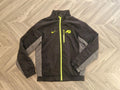 Nike Full Zip Wind Breaker Jacket Black Neon  Yellow Uk Mens Small Gc