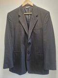 Joseph & feiss International Moore grey plaid wool blazer Jacket Uk M