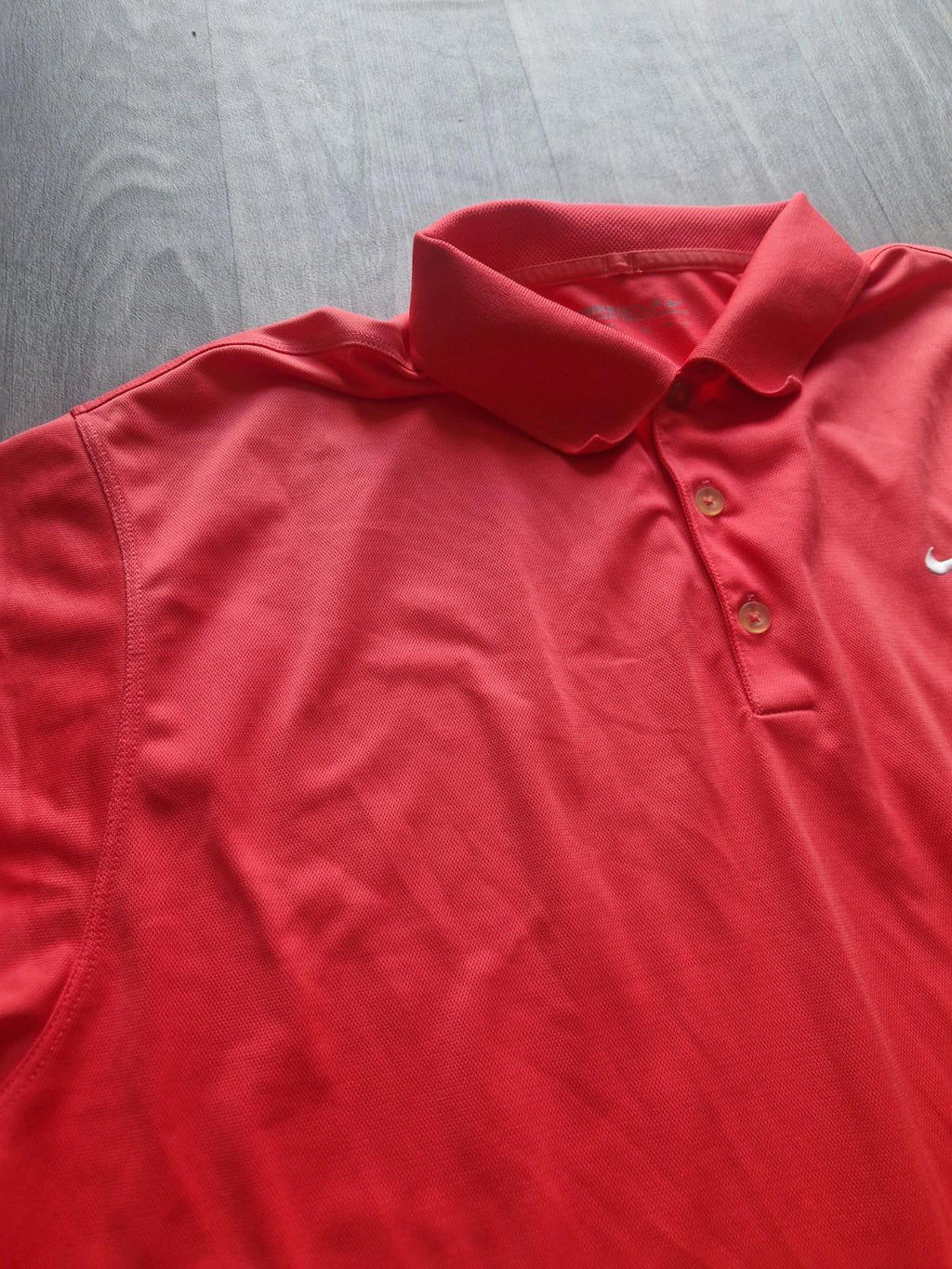 Nike Golf  Dri-Fit Victory Solid Polo Shirt - University Red/White Xxl Vgc