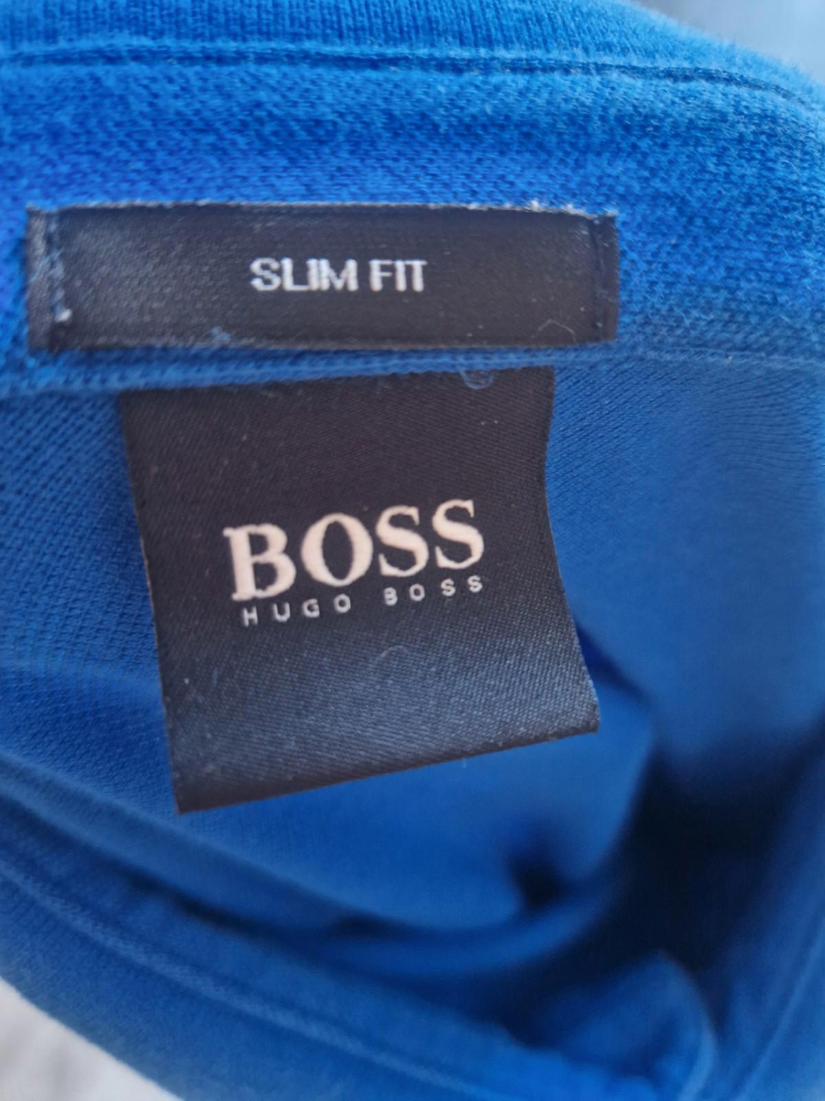 Hugo Boss passenger polo shirt Blue Uk Xl Slim Fit On A Black Label