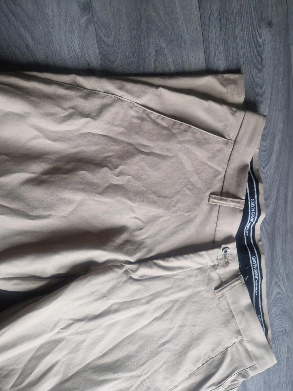 Galvin Green Ventil8 Golf Trousers Men’s W36 L30 Beige Straight Leg Golfing Vgc