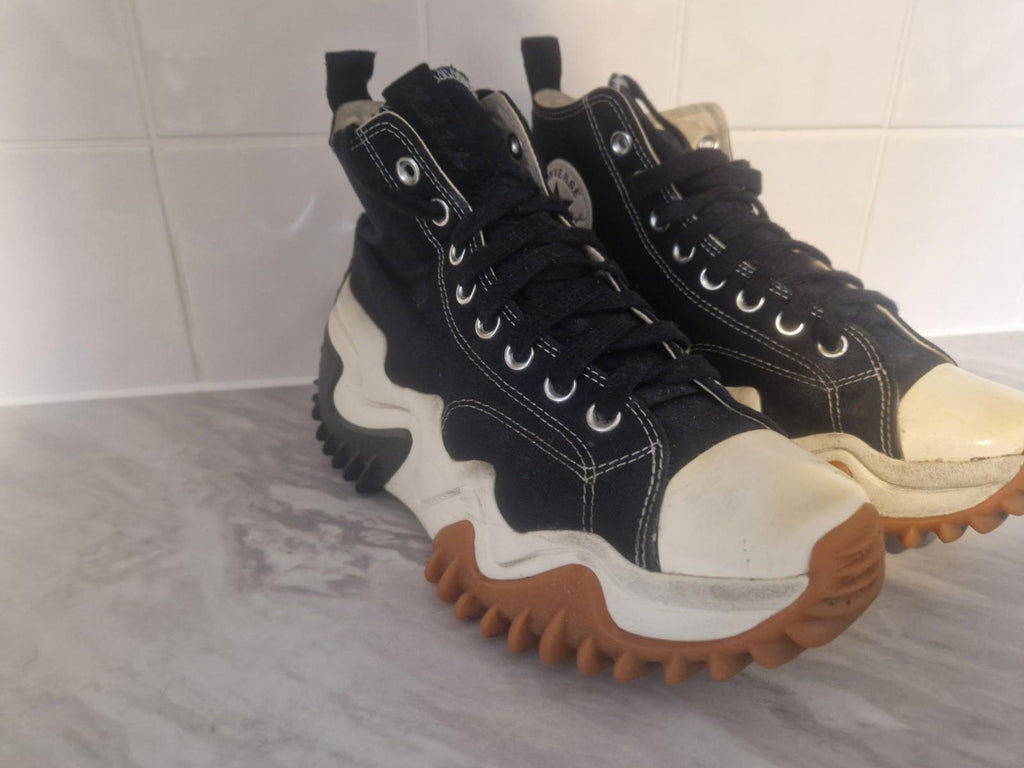 Converse Run Star Motion Black/Gum/Honey Unisex Shoes High Top UK7.5/W10 Gc