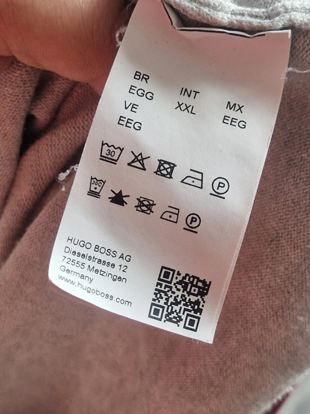 Hugo Boss Grey Quarter Zip Sweatshirt Jumper Uk Size Xxl Slim Fit Vgc