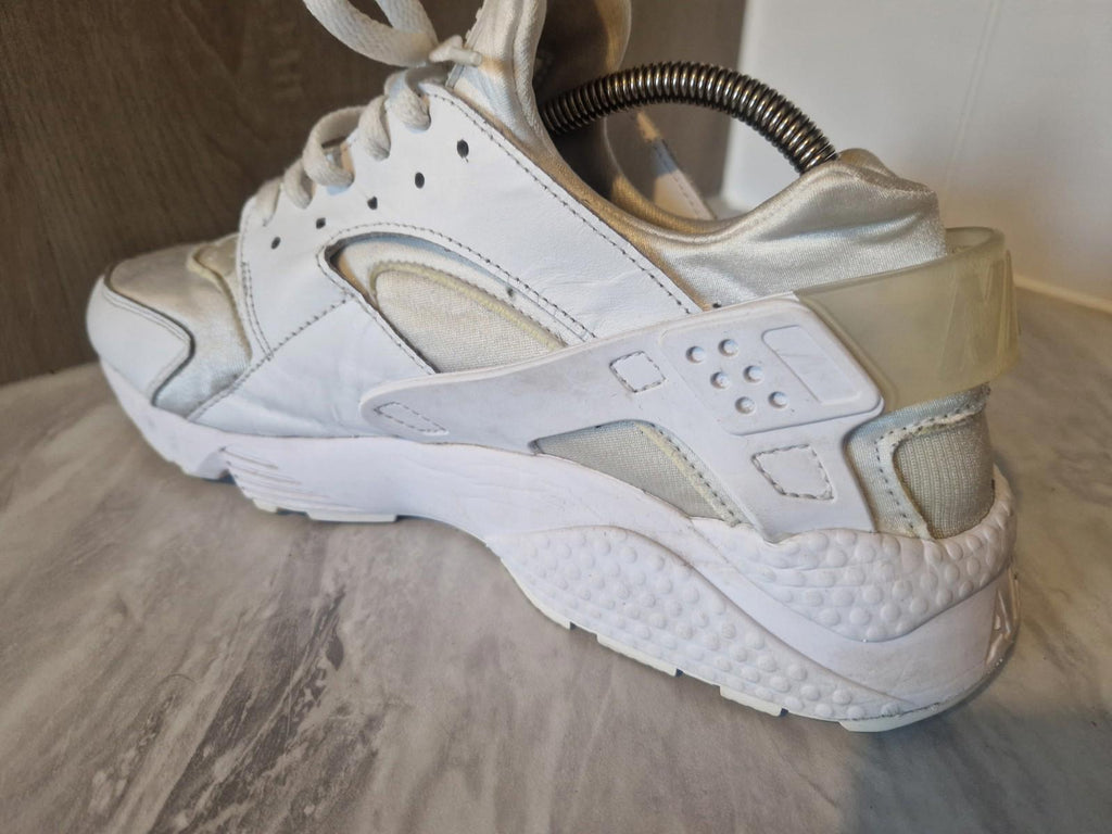 Nike Air Huarache Triple White Trainer Sneakers Mens Uk Size 11 Gc