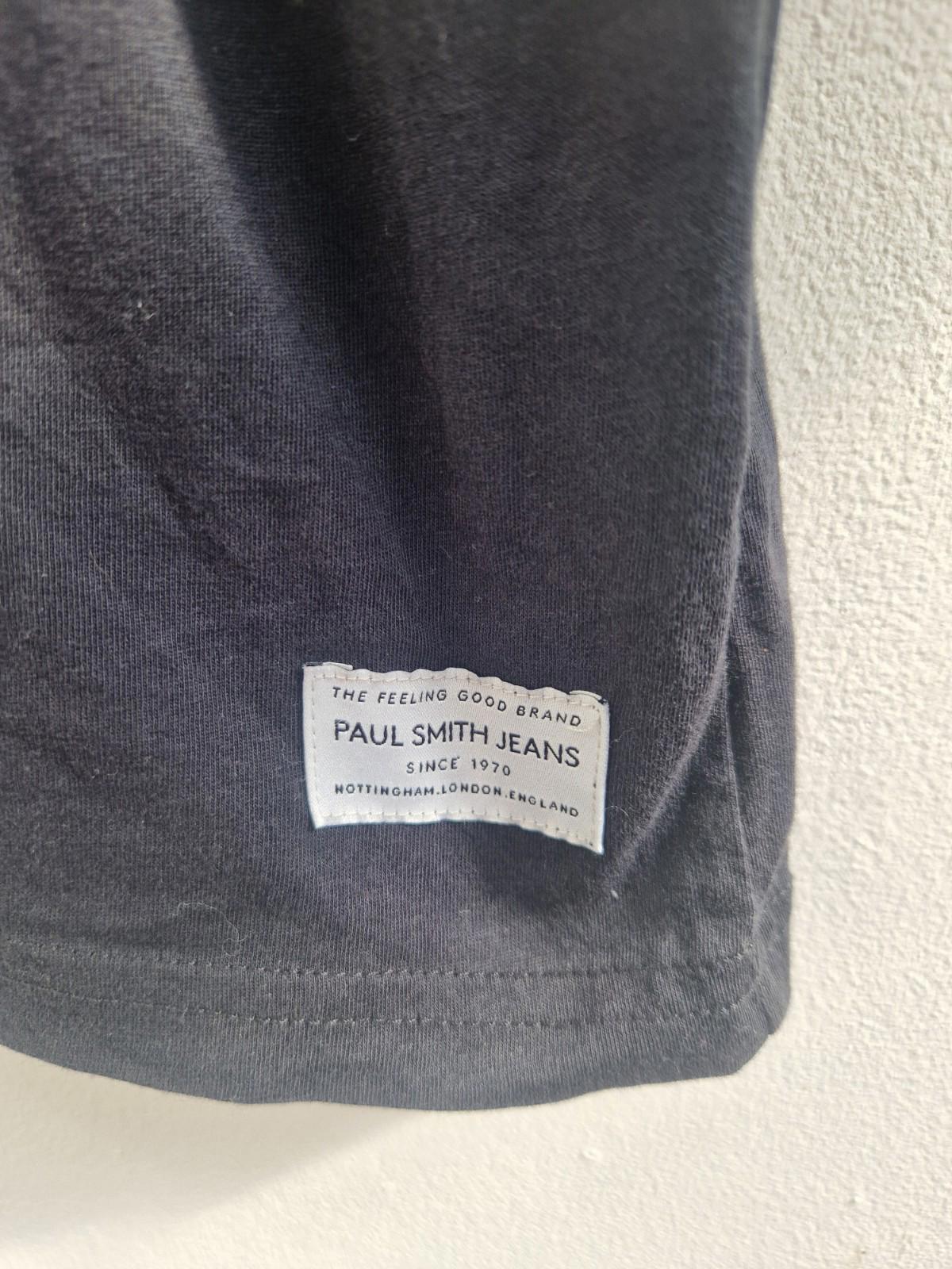 Paul Smith Cactus Print Graphic T- Shirt Made From Pima Black Cotton  Uk M Gc