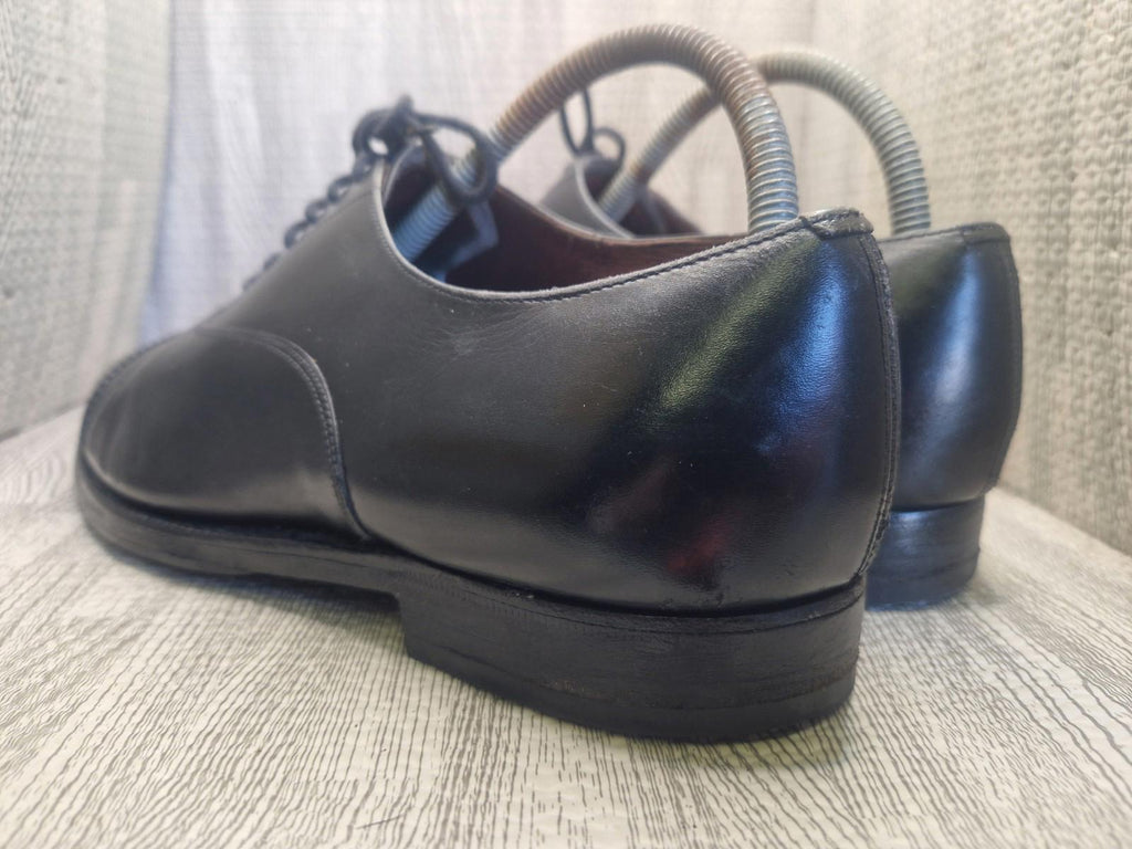 Church's Oxford Brogues Masterclass Black leather Shoes Made In England Uk 8.5 F