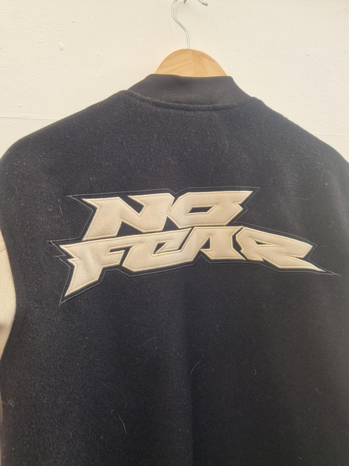 No Fear x H&M Varsity y2k Bomber Jacket Big Logo Size Xs Gc