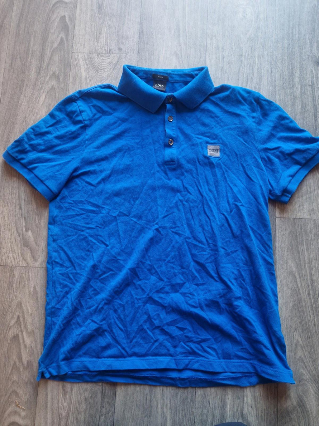 Hugo Boss passenger polo shirt Blue Uk Xl Slim Fit On A Black Label