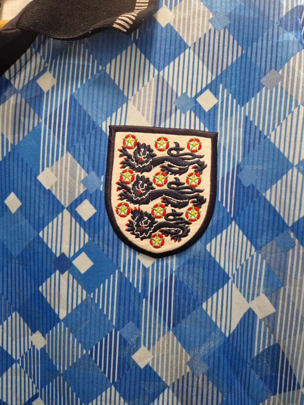 England Retro Third Football Shirt Italia 90 Score Draw World Cup Uk Xl Gc