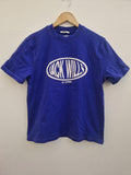 jack wills contrast graphic  tee 1999 Blue Uk Size M Gc
