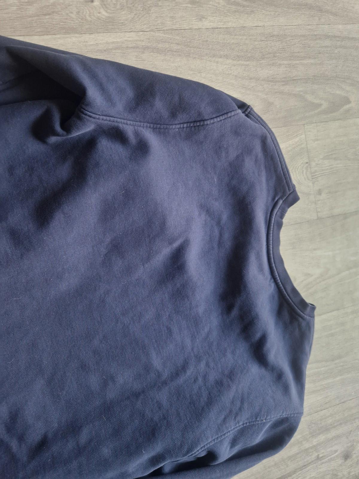 Lacoste Classic Logo Crew Neck Sweatshirt in navy blue Fra 7 Uk  Size Xxl Gc