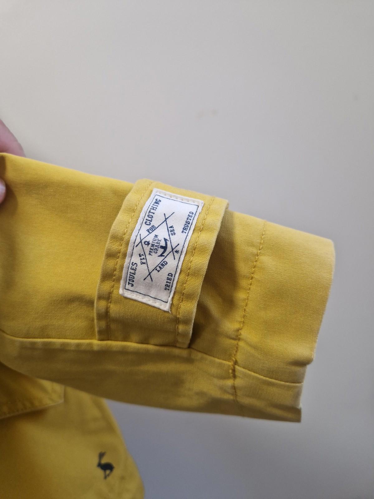 Joules Coast Women's Rain Jacket, Size 14, Hooded, Yellow/Gold