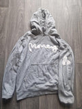 Money Sig Ape Hood Ice Grey Melange Uk Size  Xl