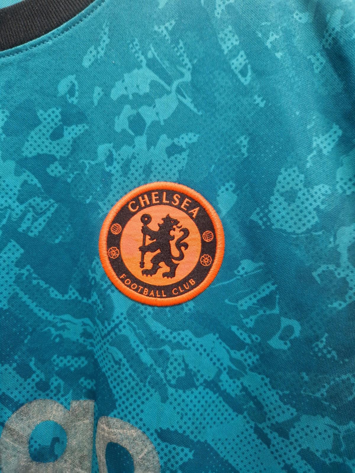 Chelsea Fc  2021/ 2022 Nike Pre Match Training Football Shirt Blue Uk Xxl