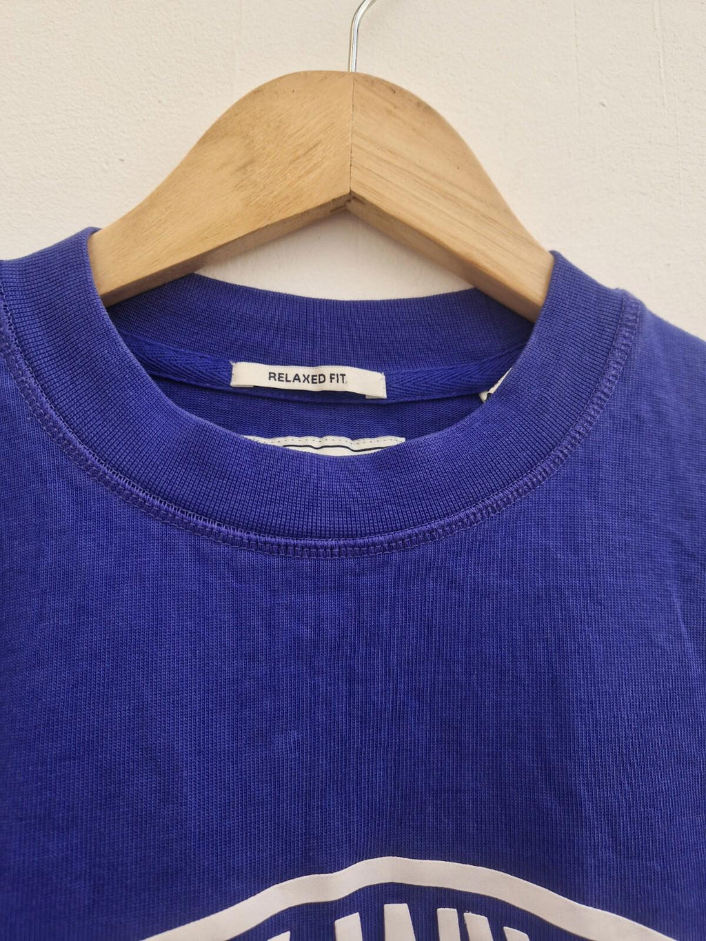 jack wills contrast graphic  tee 1999 Blue Uk Size M Gc