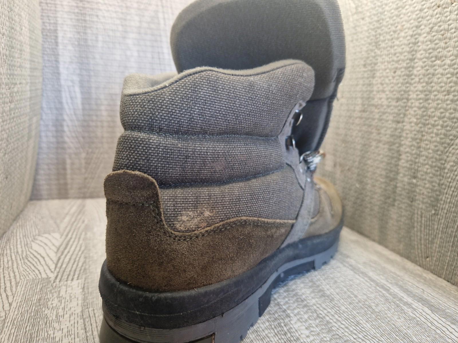 Trekk Free Wolves Natural Reserve  Khaki Green Hiking/walking Boots Uk Size 8 Gc