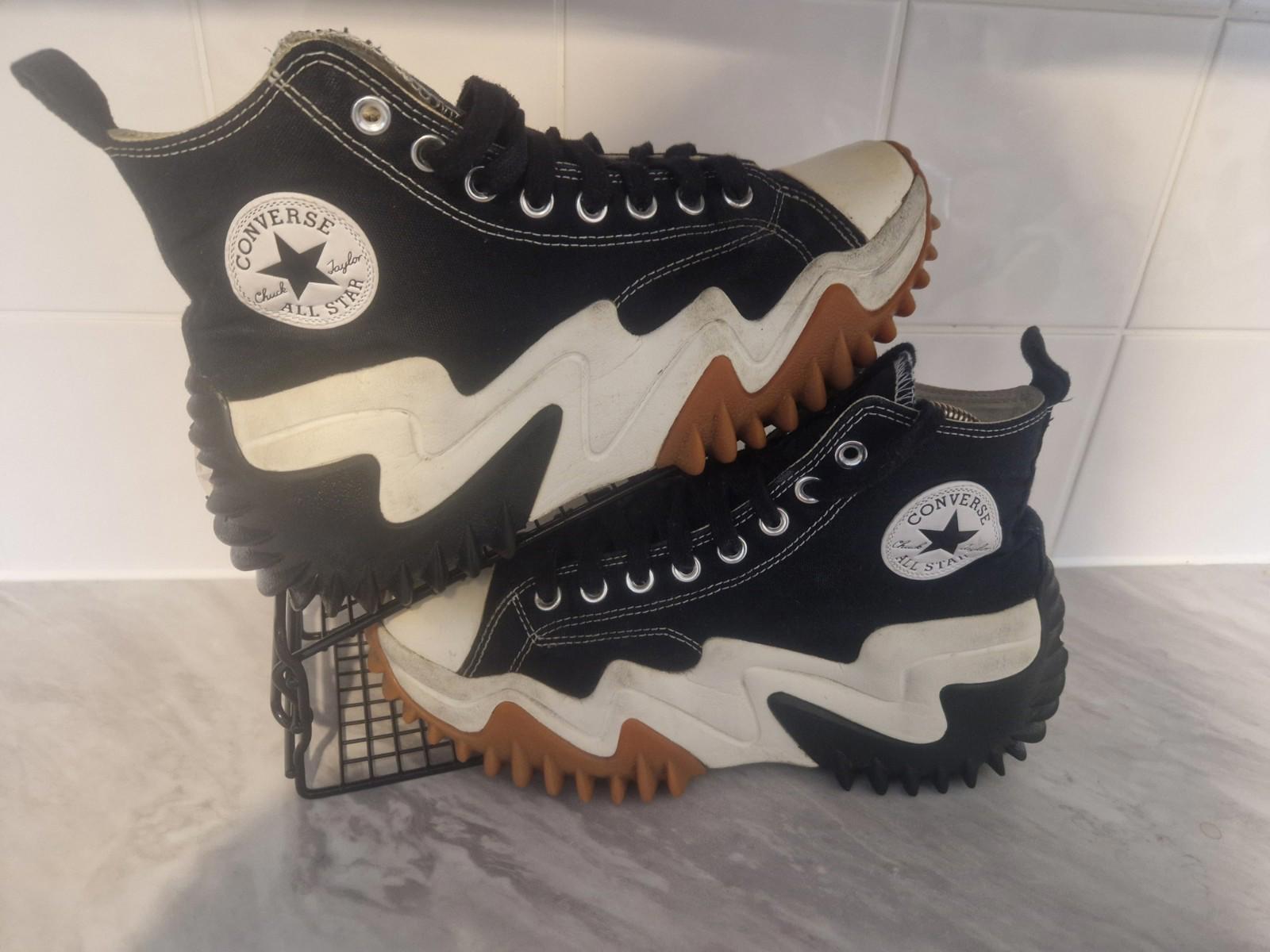 Converse Run Star Motion Black/Gum/Honey Unisex Shoes High Top UK7.5/W10 Gc