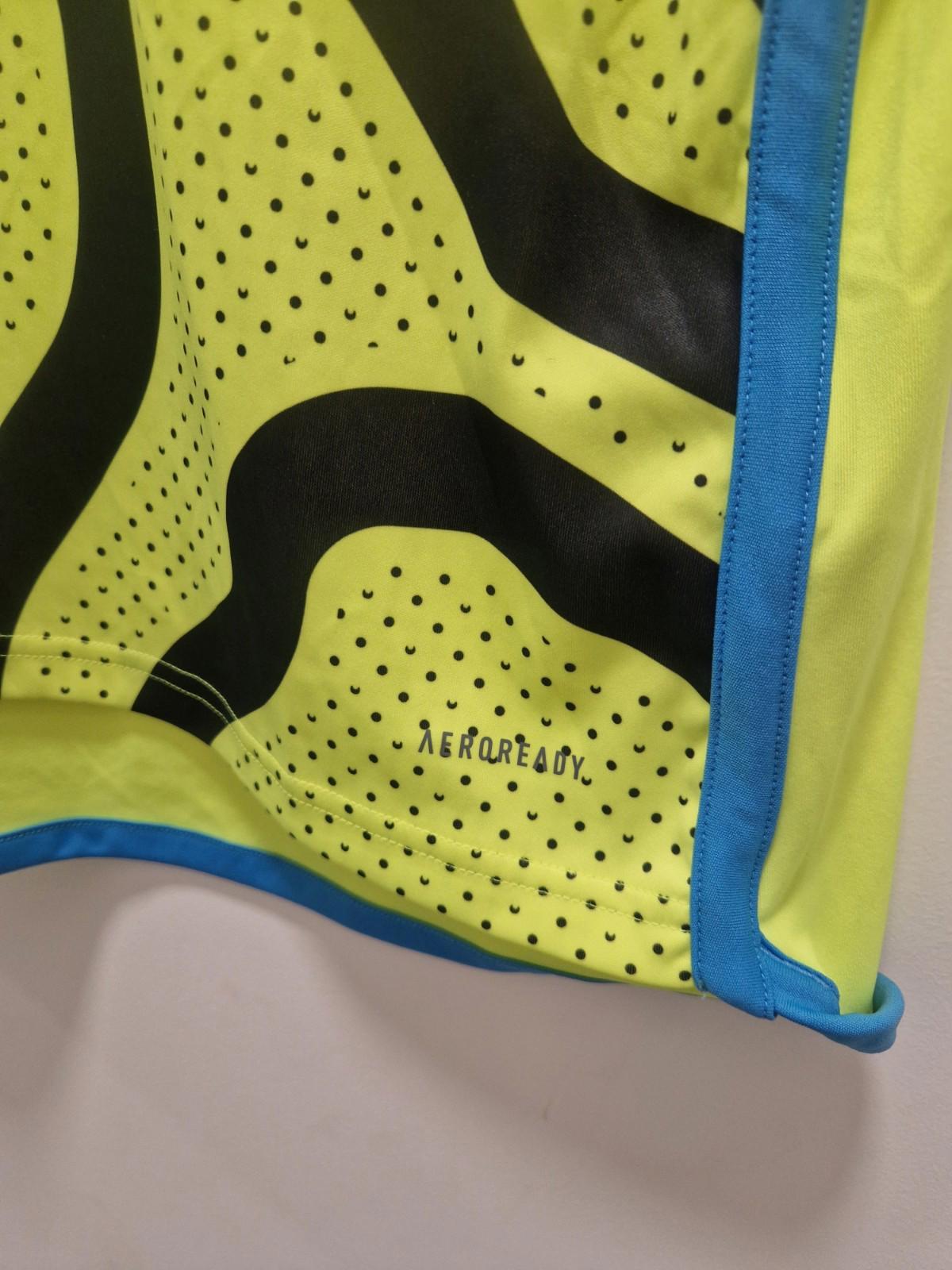 Arsenal 2023 - 2024 Yellow Adidas Away Football Shirt Jersey Uk Size L Vgc