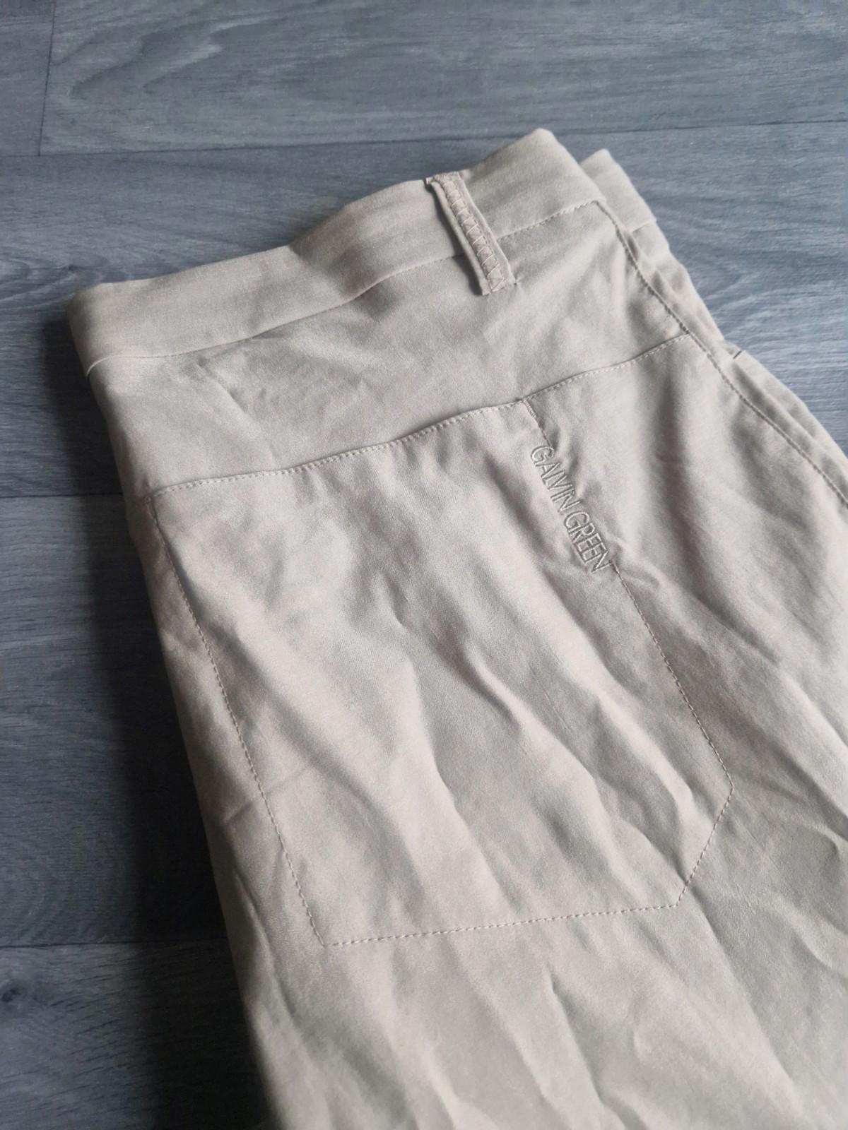 Galvin Green Ventil8 Golf Trousers Men’s W36 L30 Beige Straight Leg Golfing Vgc