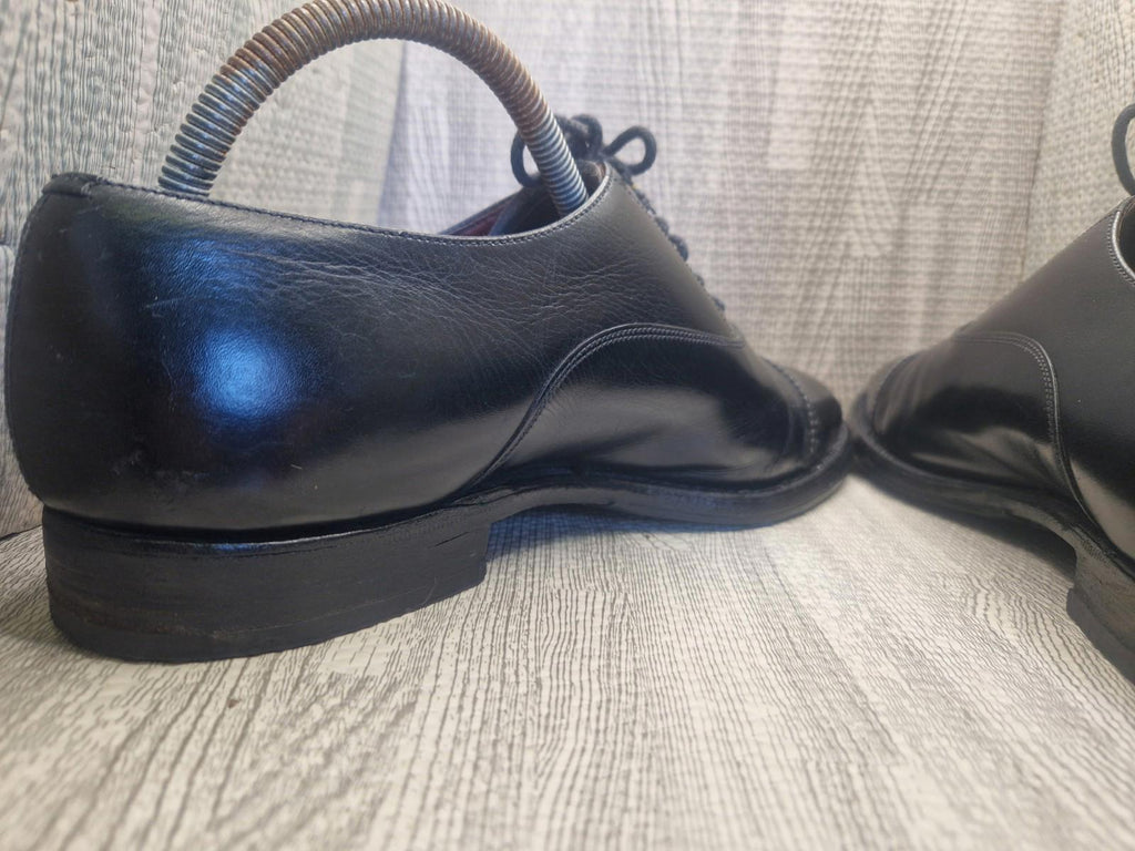 Church's Oxford Brogues Masterclass Black leather Shoes Made In England Uk 8.5 F