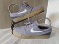 Nike SB Stefan Janoski Grey Skateboarding Canvas Trainers Gum Sole  - UK 5  Vgc