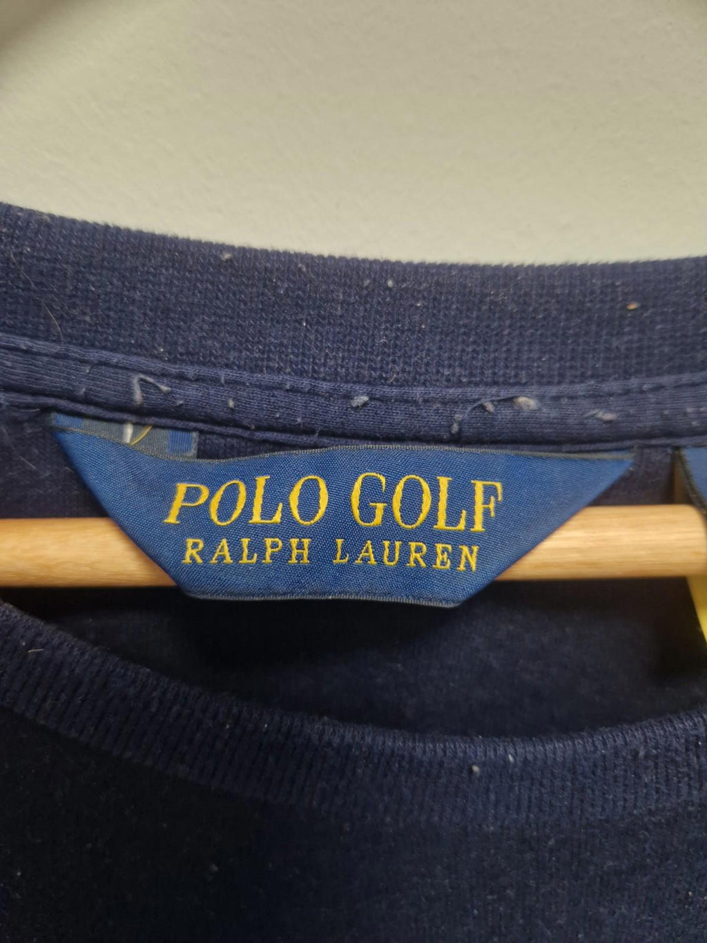 Ralph Lauren Polo Bear Crew Neck Navy Sweater  Golf Bear  Uk Xxl Preowened Gc