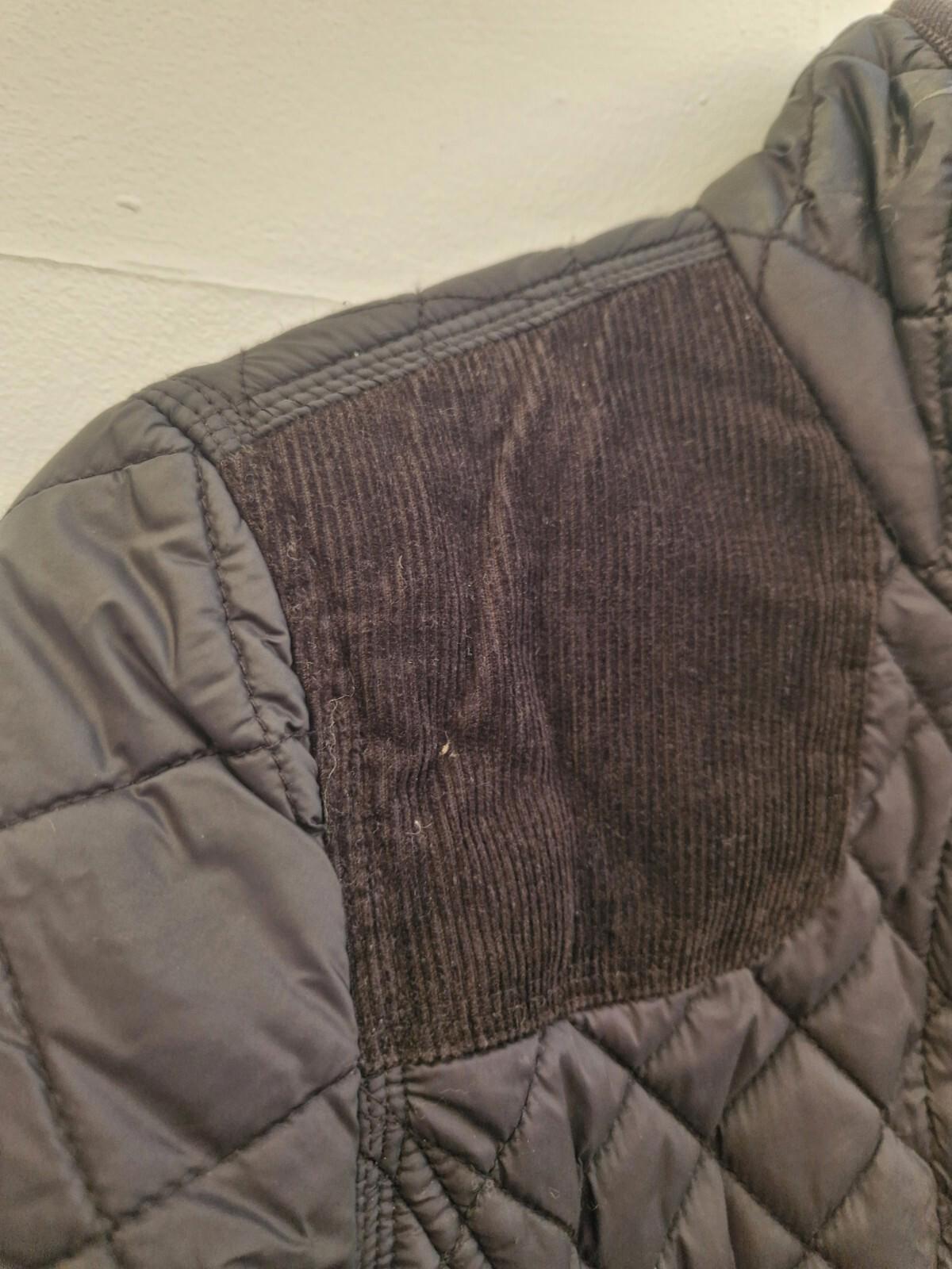 Joules Calverly Ladies Quilted  Navy Blue Coat Uk Size 12 Gc