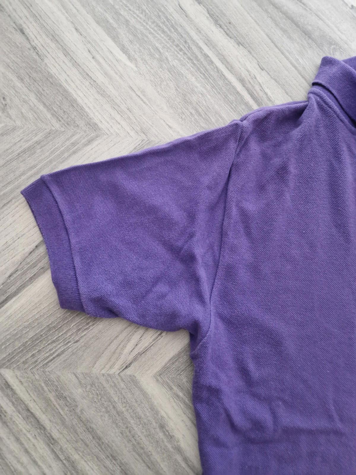 Vintage 1980s Fred Perry Original  Purple Polo Shirt 44" Chest But More A Medium