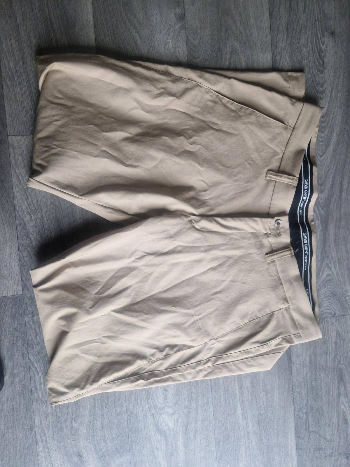 Galvin Green Ventil8 Golf Trousers Men’s W36 L30 Beige Straight Leg Golfing Vgc