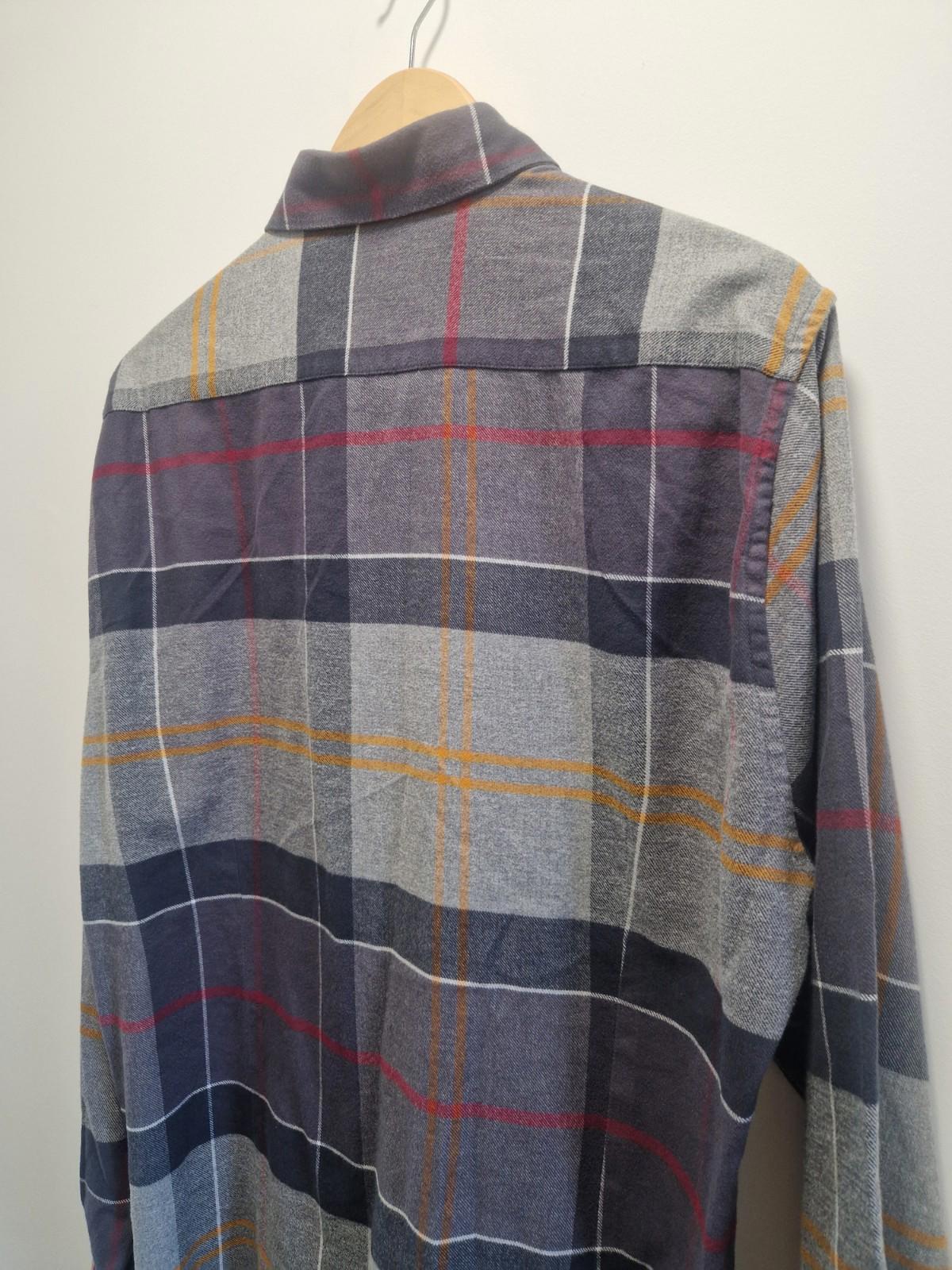 Barbour Stapleton John tartan Checked Flannel Shirt Uk Size Xl Good Condition