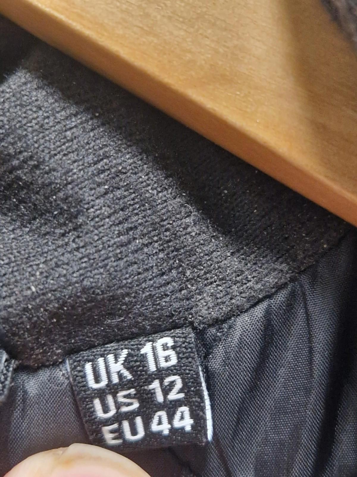 Superdry Ultimate Microfibre SD-Wind Jacket Black Uk Size 16 Preowened  Gc
