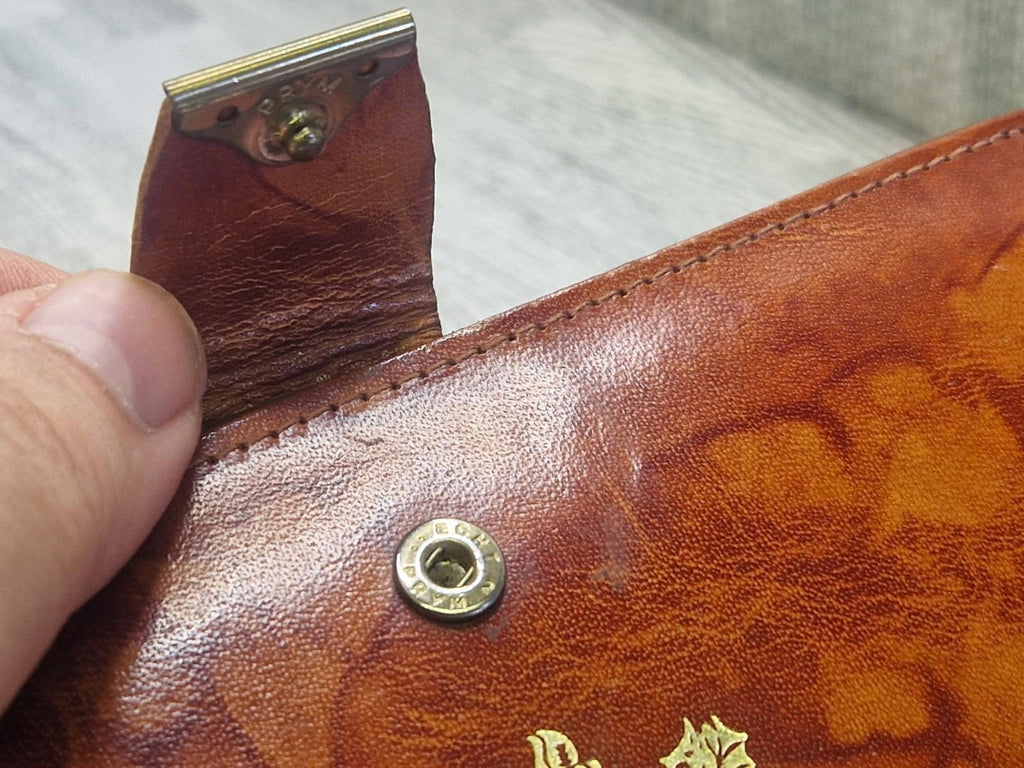 City Of London"SQUIRE" Genuine Brown Leather Wallet document holder Vgc