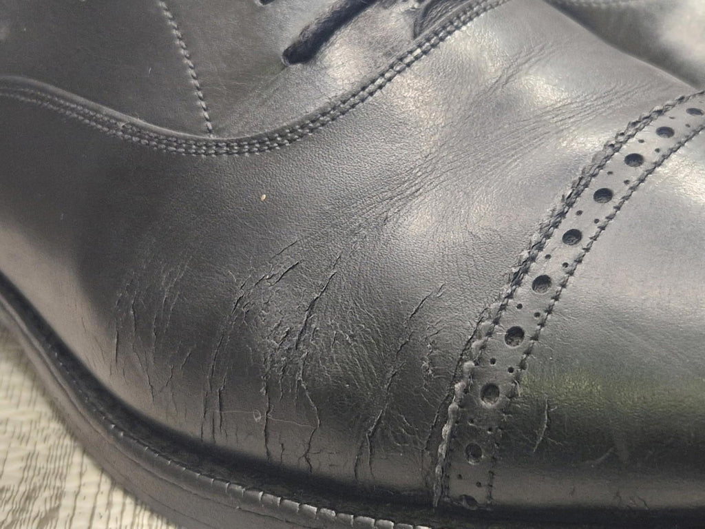 Church's Oxford Brogues Masterclass Black leather Shoes Made In England Uk 8.5 F