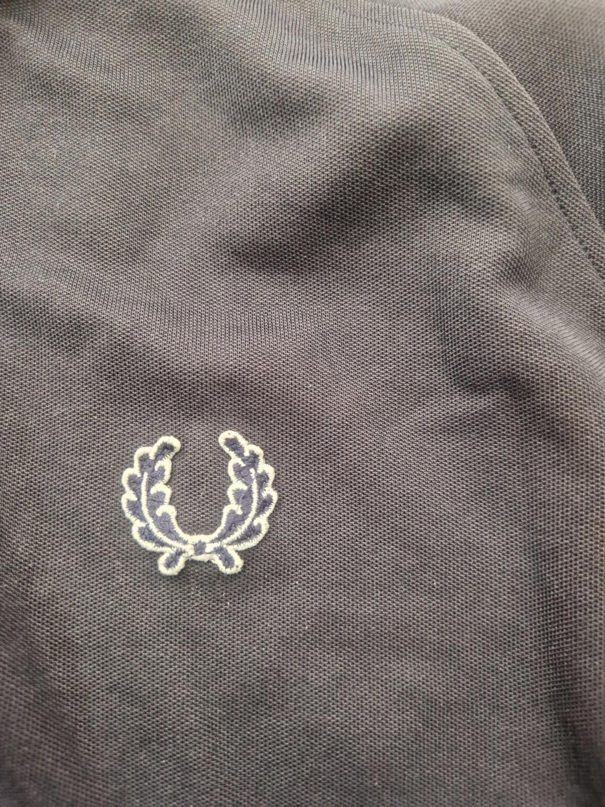 Fred Perry Vintage 90s Navy Blue Full Zip Football Casuals Jacket Uk Xl  Vgc