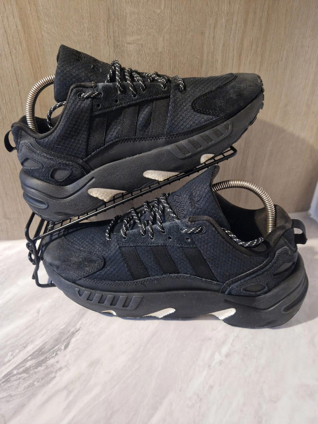 Adidas Zx 22 Boost  Black Colourway Uk Size 10 Gc