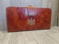 City Of London"SQUIRE" Genuine Brown Leather Wallet document holder Vgc