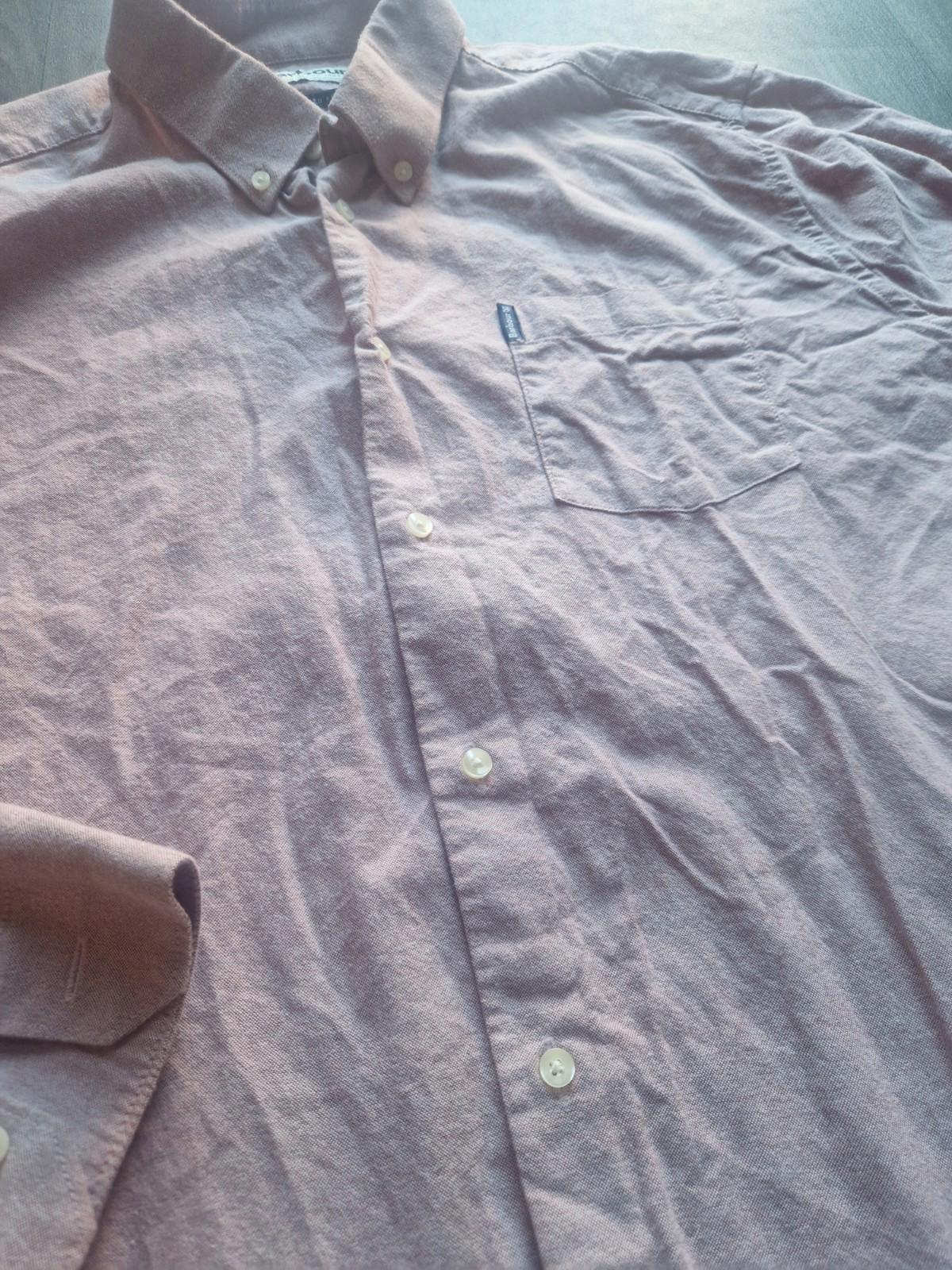 Barbour Tailored Fit 100% Cotton  Button Up Shirt Uk Xl Vgc