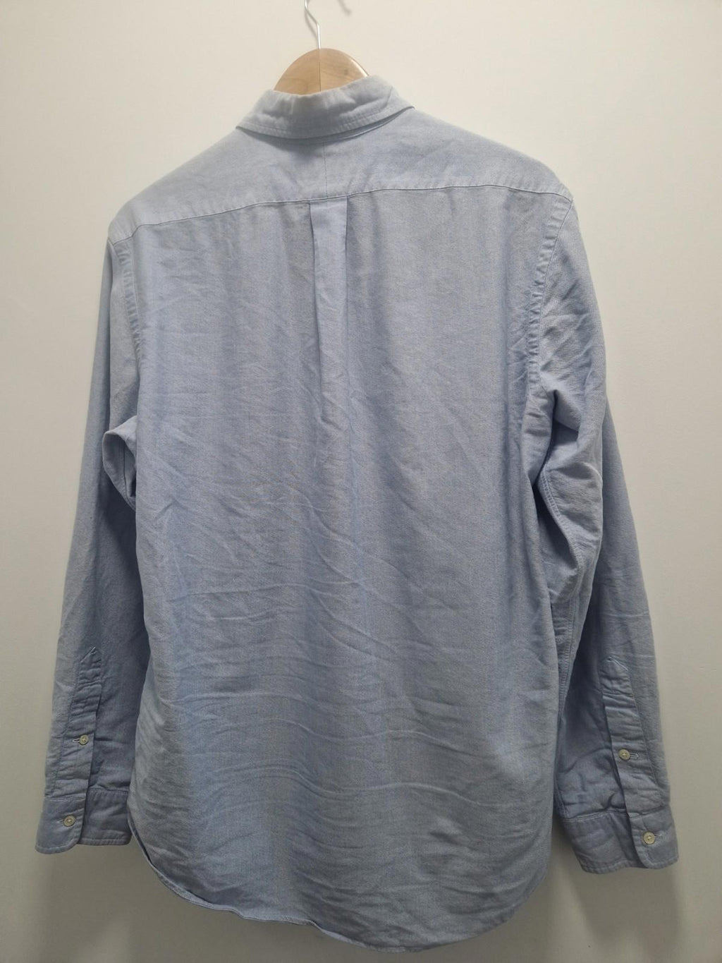 Polo Ralph Lauren Light Blue Embroidered  Pony Oxford shirt in 100% cotton Uk Xl