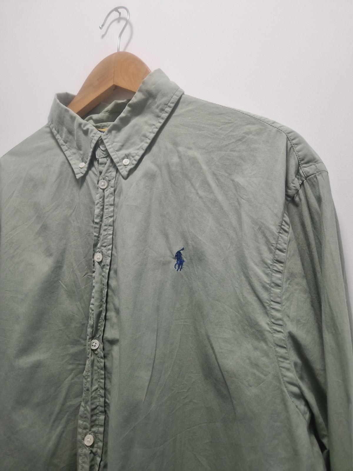 Polo Ralph Lauren long-sleeve cotton button-down shirt in a Olive Green Uk  Xl
