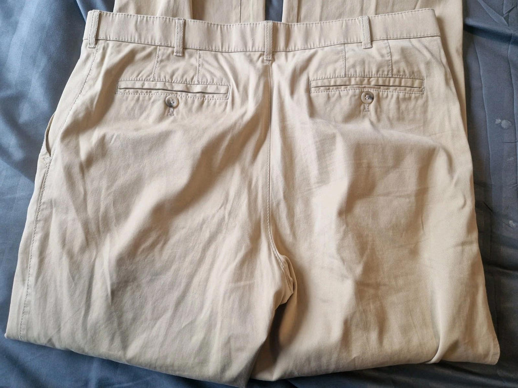 Meyer Cream Lightweight Casual Trousers Uk Size W36 x L32 Gc